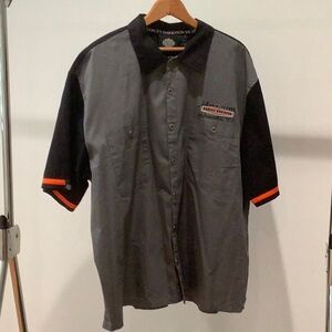 Men's Harley-Davidson Museum Logo Work Shirt Button Down